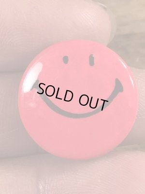 70年代頃のスマイルのビンテージの缶バッチ