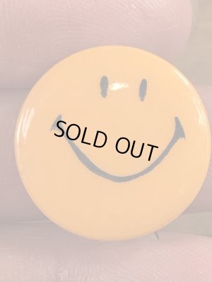 70年代頃のスマイルのビンテージの缶バッチ