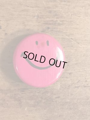 70年代頃のスマイルのビンテージの缶バッチ