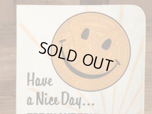 70’sのスマイルフェイスのヴィンテージの貯金ブック