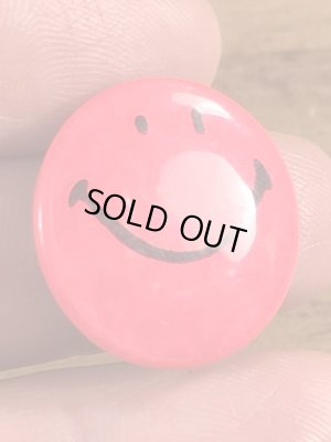 70年代頃のスマイルのビンテージの缶バッチ