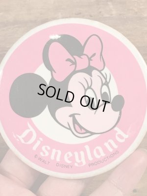 70年代頃のミニーマウスのビンテージの缶バッジ
