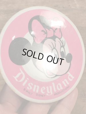 70年代頃のミニーマウスのビンテージの缶バッジ