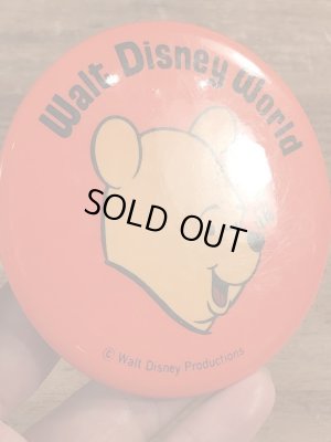 70年代頃のくまのプーさんのビンテージの缶バッジ