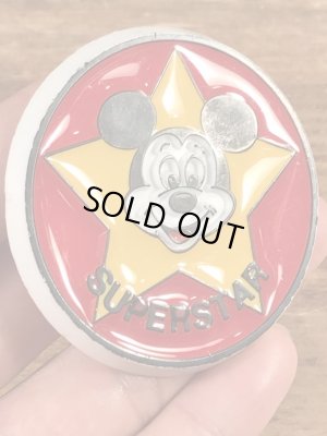 80年代頃のミッキーマウスのビンテージのバッチ