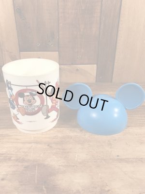 70〜80年代頃のミッキーマウスクラブのビンテージのコップ