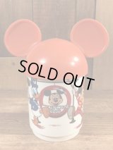 Mickey Mouse Club March Plastic Mug　ミッキーマウスクラブ　ビンテージ　プラスチックマグ　ディズニーランド　70〜80年代