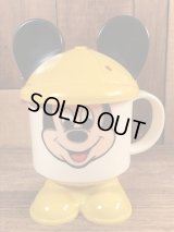 Disney Mickey Mouse Fun Mug　ミッキーマウス　ビンテージ　プラスチックマグ　ディズニー　80年代