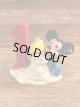 Disney Baby Mickey Mouse “No.1” PVC Figure　ベイビーミッキーマウス　ビンテージ　PVCフィギュア　80年代