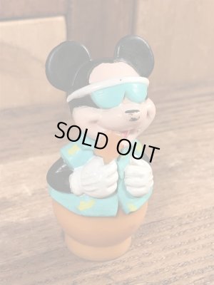 80年代頃のアイスキャンディーを食べているミッキーマウスのビンテージの指人形