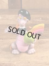 Disney Epcot Figment Dragon PVC Figure　エプコットフィグメントドラゴン　ビンテージ　PVCフィギュア　ディズニー　80年代