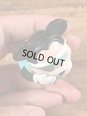 80年代頃のアイスキャンディーを食べているミッキーマウスのビンテージの指人形