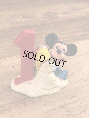 80年代頃のベイビーミッキーマウスのビンテージのPVCフィギュア