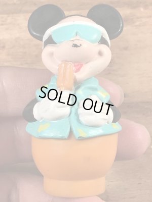 80年代頃のアイスキャンディーを食べているミッキーマウスのビンテージの指人形