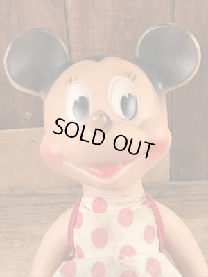 ディズニーのミニーマウスのビンテージトイ
