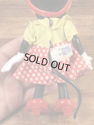 70年代頃のミニーマウスのヴィンテージのフィギュア