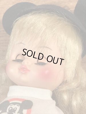 70年代頃のミッキーマウスクラブのヴィンテージのマウスケッタードール