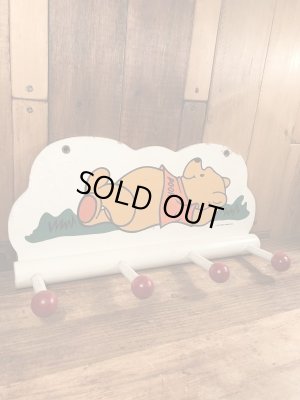 70年代頃のくまのプーさんのビンテージの壁掛けハンガー