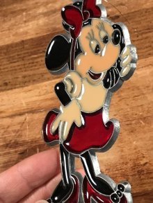 他の写真1: Disney “Minnie Mouse” Stained Glass Ornament　ミニーマウス　ビンテージ　オーナメント　ステンドグラス　70年代