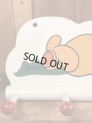 70年代頃のくまのプーさんのビンテージの壁掛けハンガー