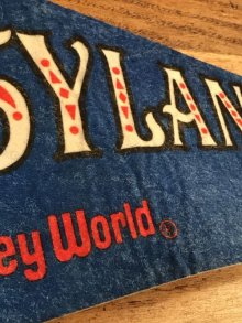 他の写真3: Walt Disney World “Fantasyland” Pennant　ミッキーマウス　ビンテージ　ペナント　ファンタジーランド　80年代