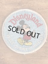 Disneyland “Mickey Mouse” Patch　ミッキーマウス　ビンテージ　ワッペン　ディズニーランド　70年代