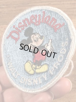 70年代頃のミッキーマウスのヴィンテージのワッペン