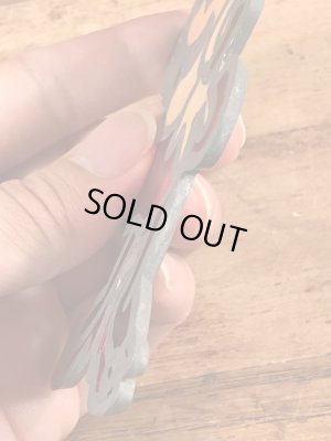 70年代頃のミニーマウスのヴィンテージのステンドグラス風オーナメント