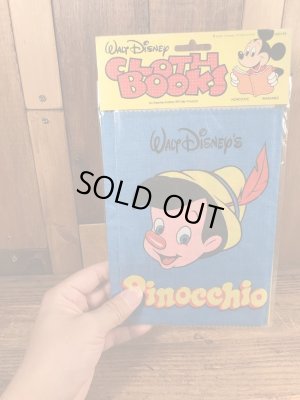 画像20: Disney “Pinocchio” Cloth Books　ピノキオ　ビンテージ　クロスブックス　絵本　70年代