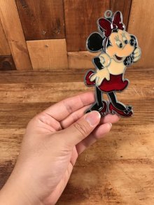 他の写真2: Disney “Minnie Mouse” Stained Glass Ornament　ミニーマウス　ビンテージ　オーナメント　ステンドグラス　70年代