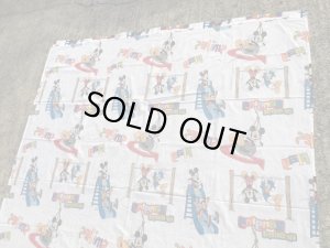 ディズニーのミッキーマウスのビンテージのフラットシーツ