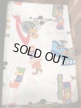 Disney Mickey Mouse “Clubhouse” Box Sheet　ミッキーマウス　ビンテージ　ボックスシーツ　ディズニー　2000年代~