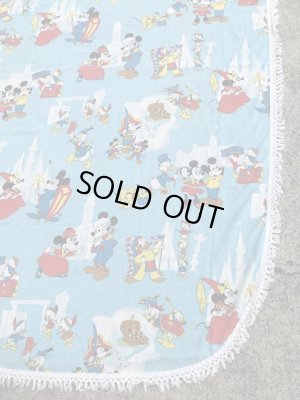 70年代頃のディズニーのビンテージのフリンジシーツ