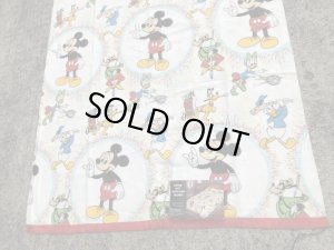 70年代頃のミッキーマウスのビンテージのブランケット