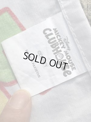 ディズニーのミッキーマウスのビンテージのフラットシーツ