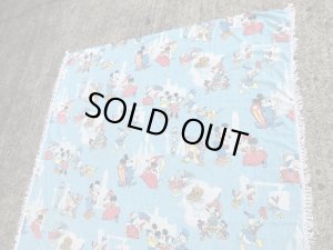 70年代頃のディズニーのビンテージのフリンジシーツ