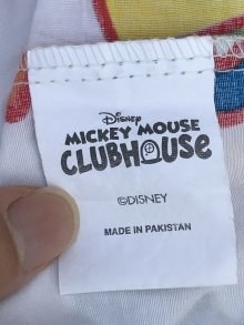 他の写真1: Disney Mickey Mouse “Clubhouse” Box Sheet　ミッキーマウス　ビンテージ　ボックスシーツ　ディズニー　2000年代~