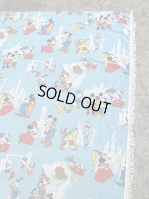 70年代頃のディズニーのビンテージのフリンジシーツ