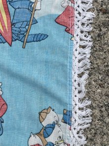 他の写真3: Disney Character “Frontierland” Fringe King Flat Sheet　ディズニー　ビンテージ　フリンジシーツ　キングサイズ　70年代