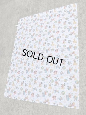 ディズニーのミッキーマウスのビンテージの生地