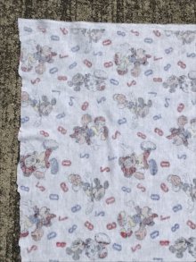 他の写真2: Disney Mickey Mouse “Sports Number” Cloth　ミッキーマウス　ビンテージ　端切れ生地　ディズニー　80年代~