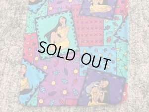 90年代頃のディズニーのポカホンタスのビンテージのボックスシーツ