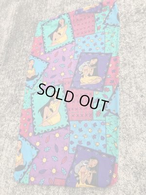 90年代頃のディズニーのポカホンタスのビンテージのボックスシーツ