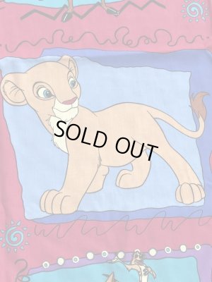 90年代頃のディズニーのライオンキングのヴィンテージのフラットシーツ