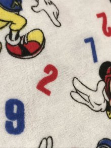 他の写真3: Disney Mickey Mouse “Sports Number” Cloth　ミッキーマウス　ビンテージ　端切れ生地　ディズニー　80年代~