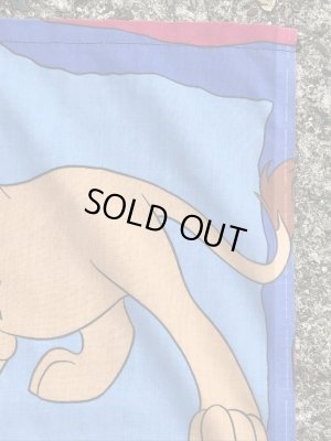 90年代頃のディズニーのライオンキングのヴィンテージのフラットシーツ