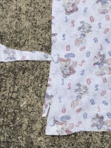 他の写真1: Disney Mickey Mouse “Sports Number” Cloth　ミッキーマウス　ビンテージ　端切れ生地　ディズニー　80年代~