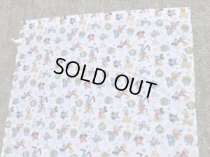 ディズニーのミッキーマウスのビンテージの生地