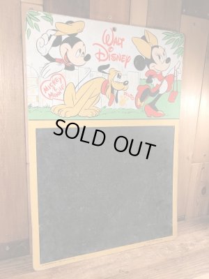 60~70年代頃のミッキーとミニーマウスのビンテージのチョークボード