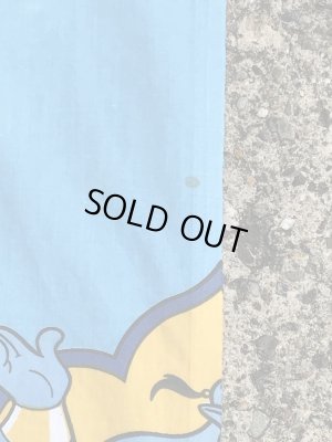 90年代頃のディズニーのアラジンのビンテージのフラットシーツ